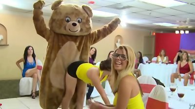 Dancing Bear â€“ Bachelorette party with male strippers in CFNM style