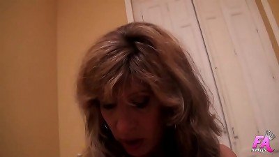 MATURE Beatriz also masturbated for us in the end