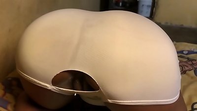 Big butt, ripped panties, casual penetration, multiple orgasms