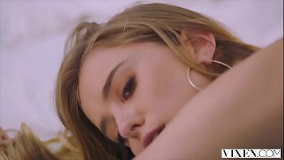 A Vixen model engages in passionate sex with her manager