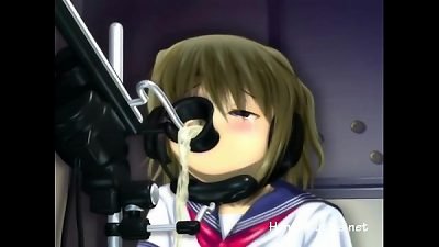 Petite anime cutie luvs fucking machines