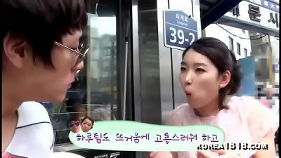 Beautiful couple from Korea goes on a romantic date and have sex.