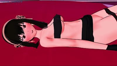 Yor Forger in the Love Hotel mission from Spy x Family