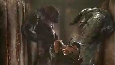 A compilation of intense sexual encounters with a large creature