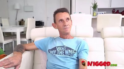 Nuru Obama has sex with an older man who had never had sex with a black woman before