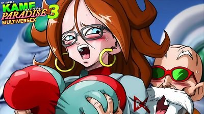 Kame Paradise 3 - The seductive android with the most erotic scene (Android 21's intimate encounter)